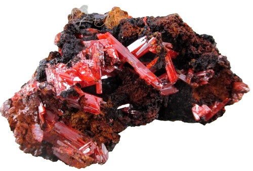 Crocoite red lead - red, mine