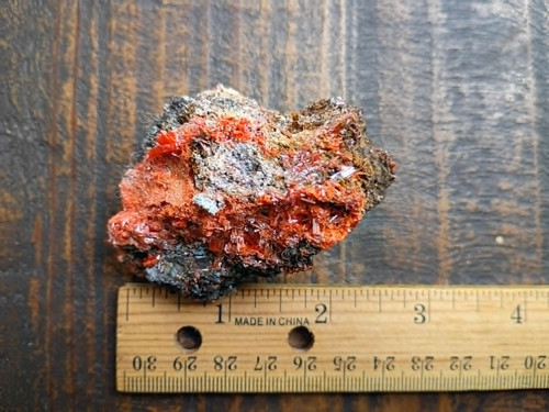 Crocoite crystal cluster - crystal,